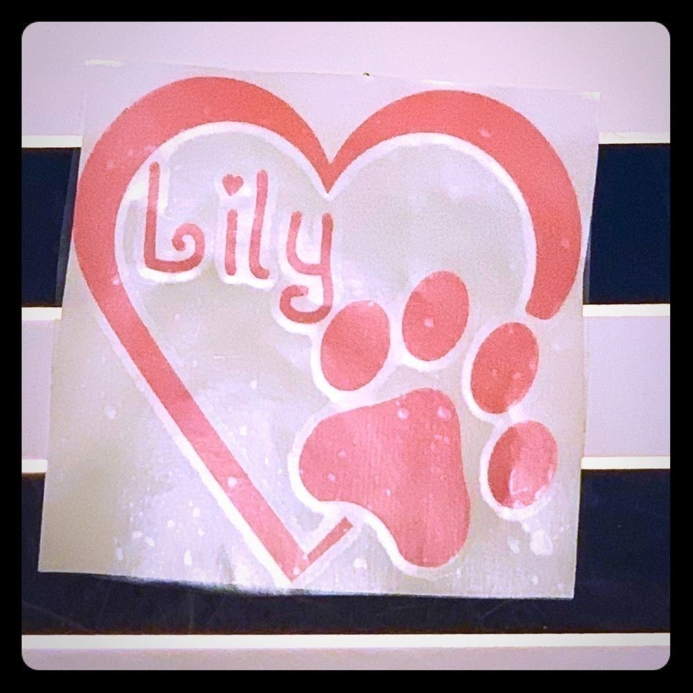Custom Made Decal